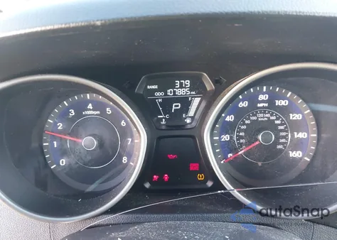 2013 Hyundai Elantra Limited z USA, uszkodzony, nr VIN 5NPDH4AE2DH251980